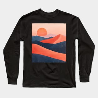 peach fuzz desert Long Sleeve T-Shirt